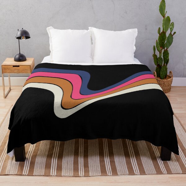 Item preview, Retro Flowing Ribbon Stripes Wave Pattern designed and sold by AhmedZouita.