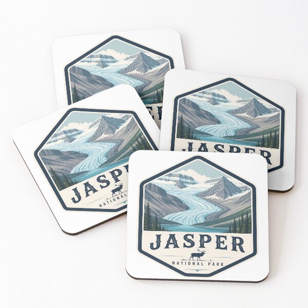 Item preview, Jasper National Park Canada Vintage Travel designed and sold by TravelersGems.