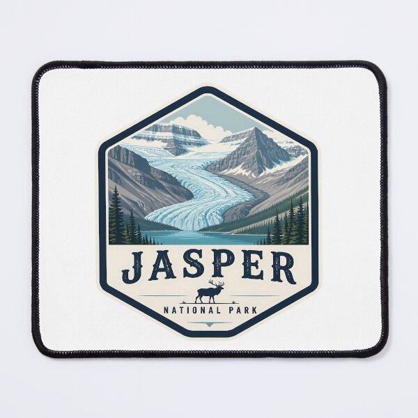 Item preview, Jasper National Park Canada Vintage Travel designed and sold by TravelersGems.