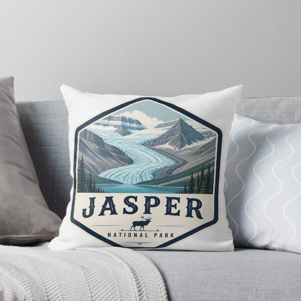 Item preview, Jasper National Park Canada Vintage Travel designed and sold by TravelersGems.