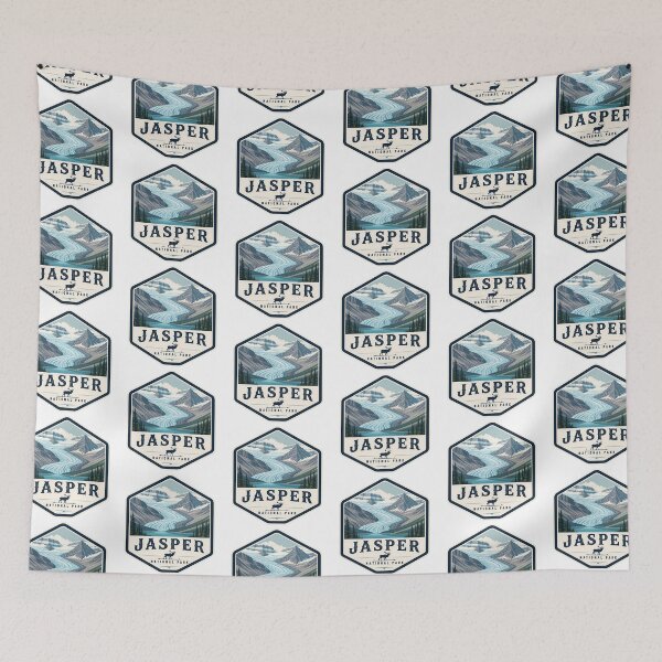 Item preview, Jasper National Park Canada Vintage Travel designed and sold by TravelersGems.