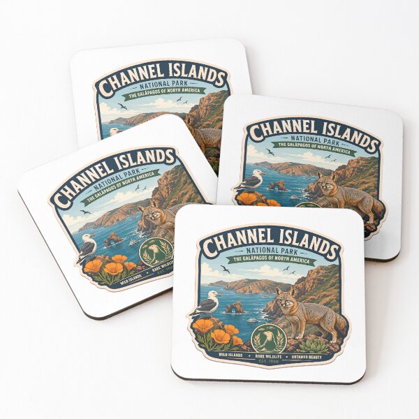 Item preview, Channel Islands National Park California Vintage Wildlife Patch designed and sold by LittleArij.