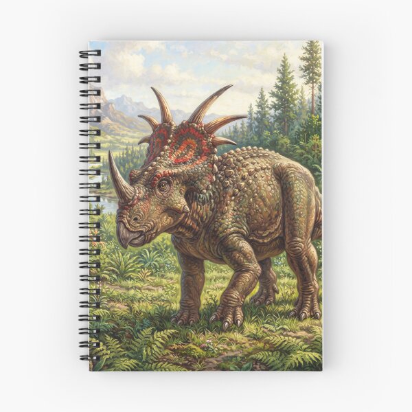 Item preview, Realistic Styracosaurus Paleoart, Cretaceous Dinosaur Illustration V designed and sold by Yaremchuk.