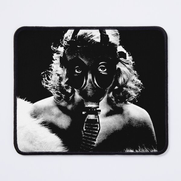 Item preview, Glamour Gas Mask Retro Portrait designed and sold by weirdove.