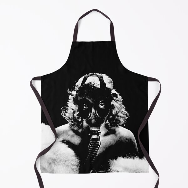 Item preview, Glamour Gas Mask Retro Portrait designed and sold by weirdove.