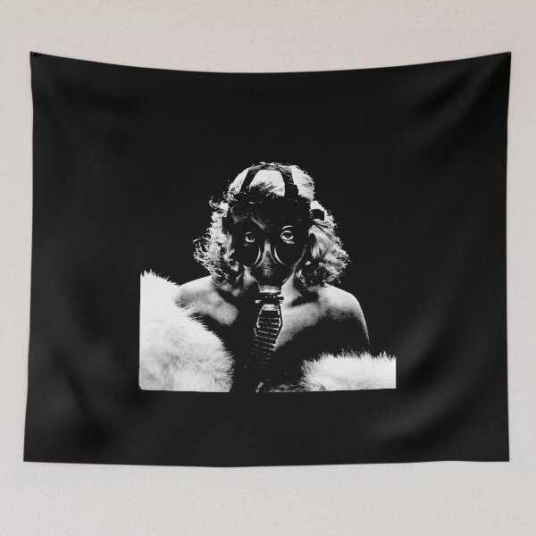 Item preview, Glamour Gas Mask Retro Portrait designed and sold by weirdove.
