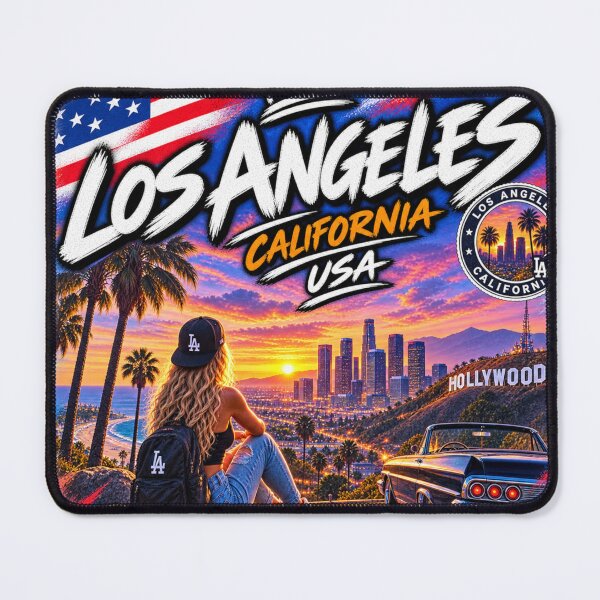 Item preview, Los Angeles California – Hollywood Streetwear Travel Design designed and sold by URBIVO.