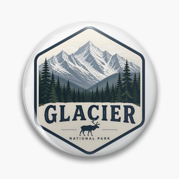 Item preview, Glacier National Park Canada Vintage Travel designed and sold by TravelersGems.