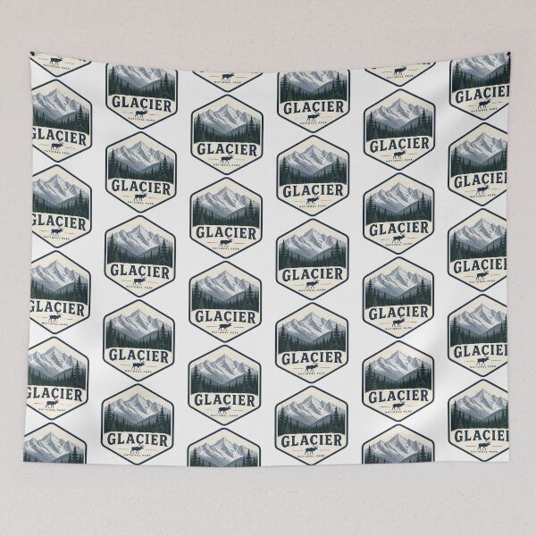 Item preview, Glacier National Park Canada Vintage Travel designed and sold by TravelersGems.