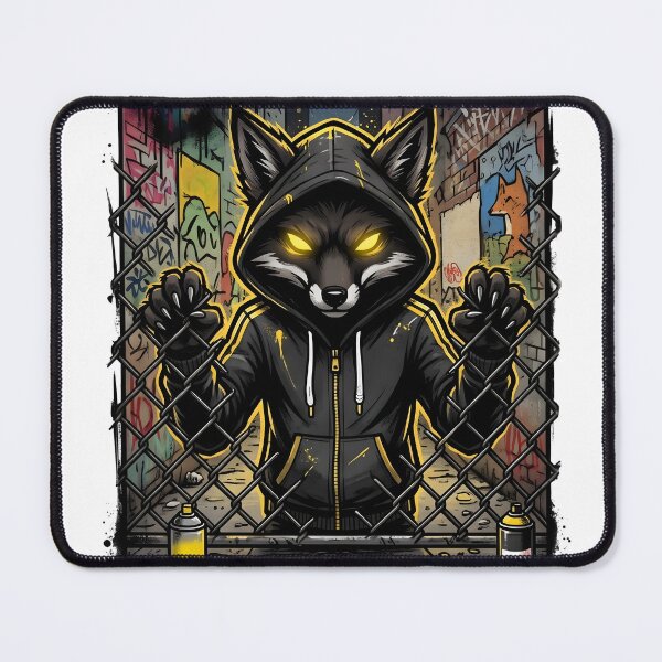 Item preview, Urban Raccoon Streetwear – Graffiti Animal Hoodie Graphic designed and sold by StickerNestYou.