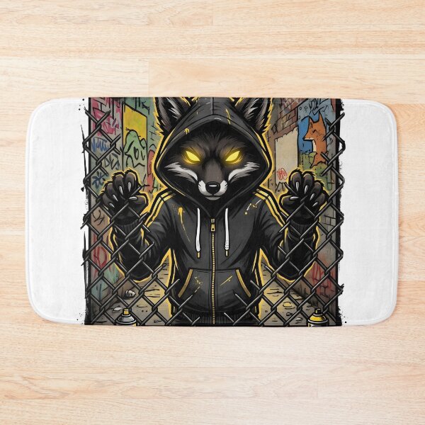 Item preview, Urban Raccoon Streetwear – Graffiti Animal Hoodie Graphic designed and sold by StickerNestYou.