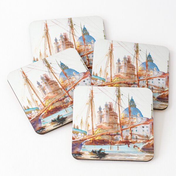 Item preview, John Singer Sargent – Santa Maria della Salute, Venice designed and sold by VenusArt7.