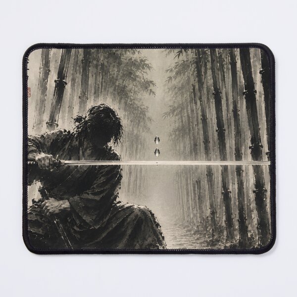 Item preview, Iaijutsu Samurai Drawing Katana in Bamboo Forest designed and sold by MouradStudio.