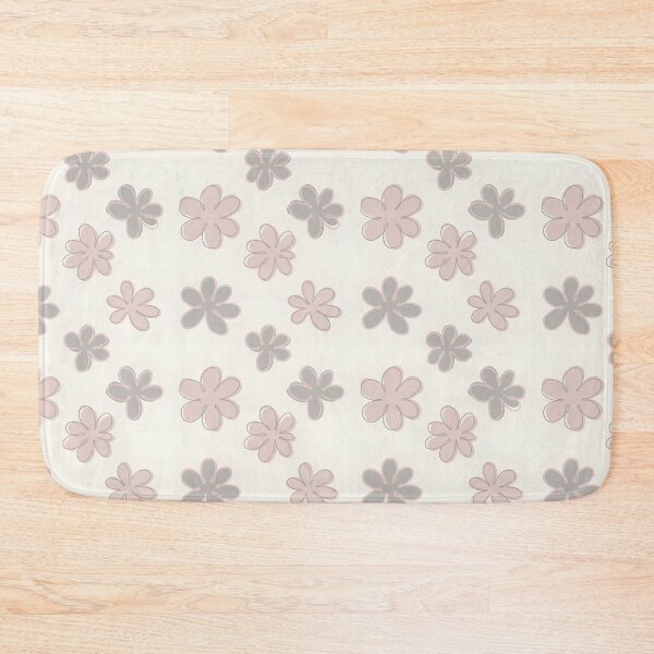 Item preview, Retro Pink and Grey Floral Pattern designed and sold by ITCHAWAWAA.