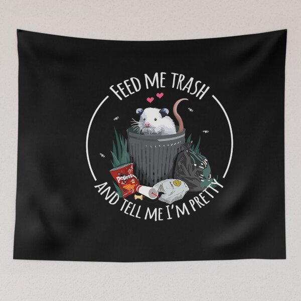 Item preview, Feed Me Trash Possum Opossum Cute Funny Trash Cat 152 designed and sold by haonampho.