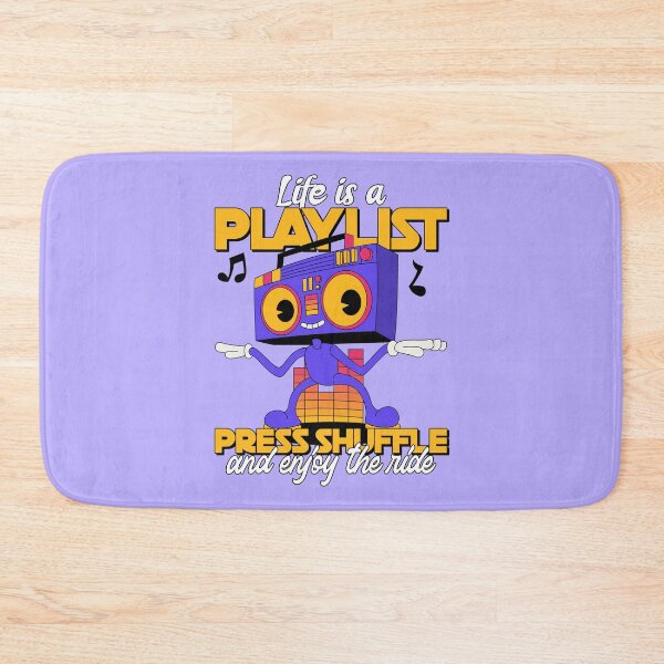 Item preview, Life Is A Playlist Press Shuffle - Retro Boombox designed and sold by chatzous.