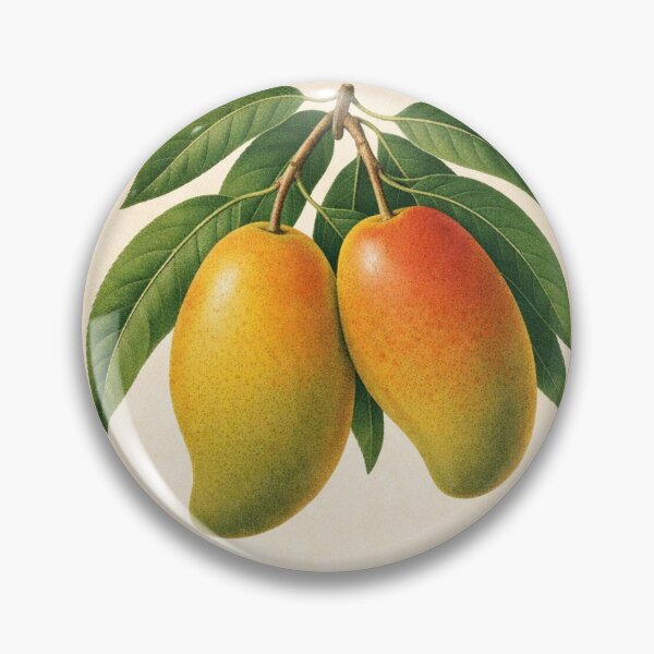 Item preview, Mango Summer Harvest 1989 – Vintage Japanese Fruit Poster designed and sold by StillandStory.