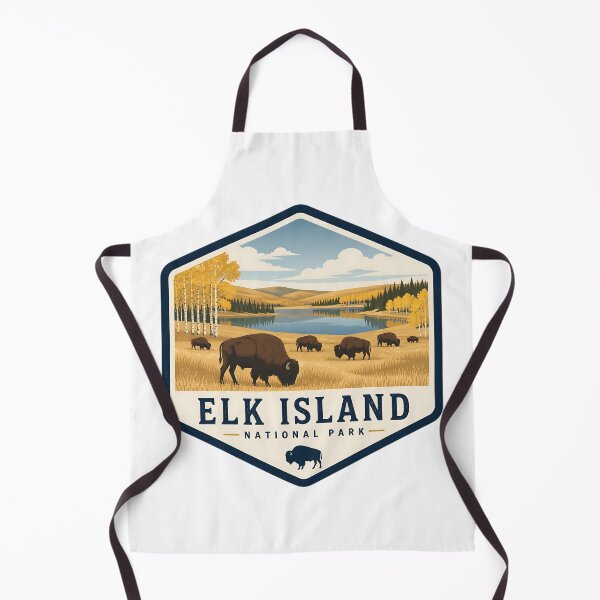 Item preview, Elk Island National Park Canada Vintage Travel designed and sold by TravelersGems.