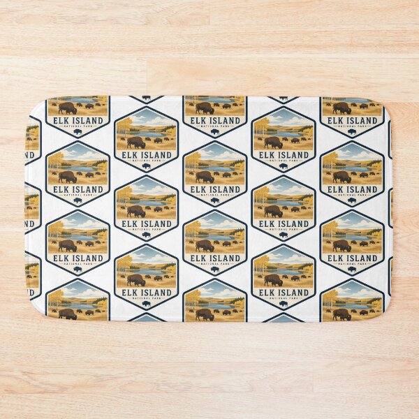 Item preview, Elk Island National Park Canada Vintage Travel designed and sold by TravelersGems.