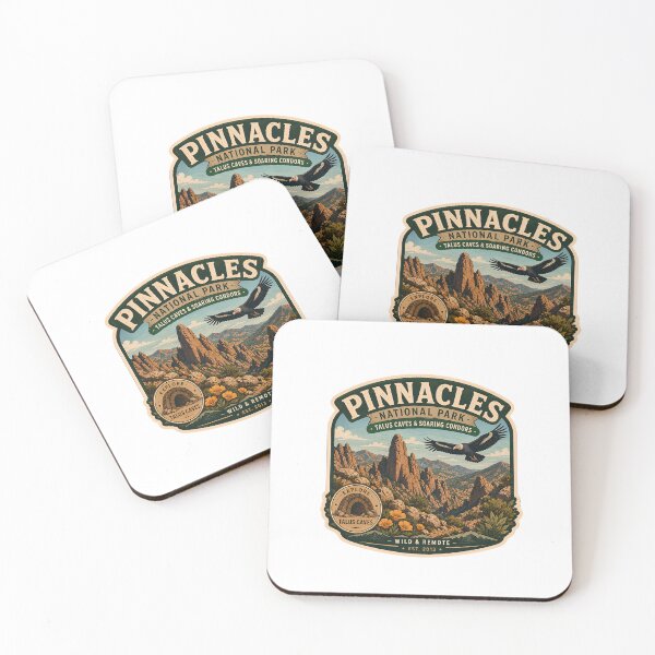 Item preview, Pinnacles National Park California Soaring Condor Vintage Badge designed and sold by LittleArij.