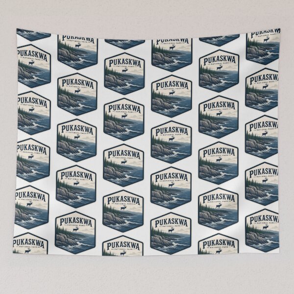 Item preview, Pukaskwa National Park Canada Vintage Travel designed and sold by TravelersGems.