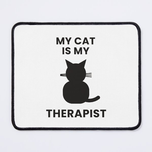 Item preview, My Cat Is My Therapist Shirt, Funny Mental Health Cat Tee, Cat Lover Gift, Cute Cat Graphic T-Shirt, Self Care Cat Shirt designed and sold by BTQPRO.