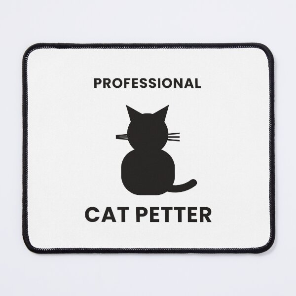 Item preview, Professional Cat Petter Shirt, Funny Job Title Cat Tee, Cat Lover Gift, Cute Cat Graphic T-Shirt, Novelty Cat Shirt designed and sold by BTQPRO.