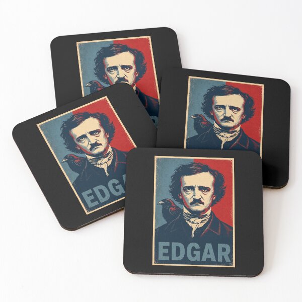 Item preview, Edgar Allan Poe Vintage Raven Gothic Portrait designed and sold by ValentinaHramov.