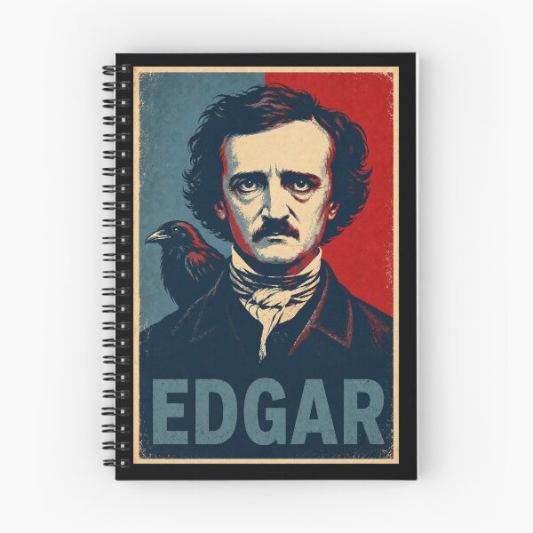 Item preview, Edgar Allan Poe Vintage Raven Gothic Portrait designed and sold by ValentinaHramov.