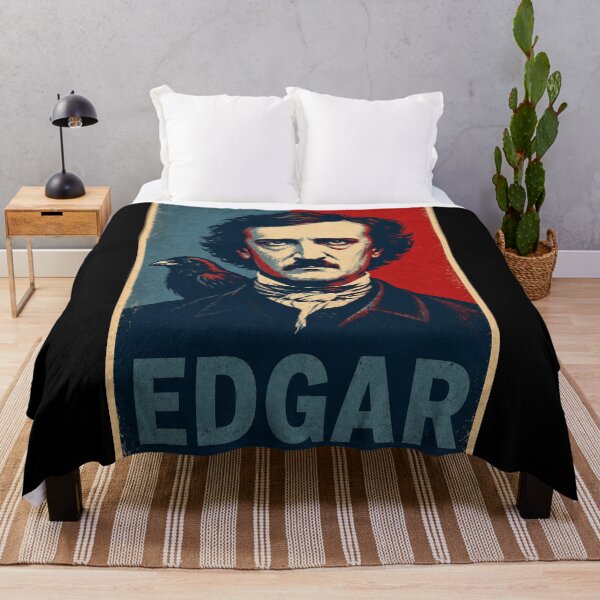 Item preview, Edgar Allan Poe Vintage Raven Gothic Portrait designed and sold by ValentinaHramov.