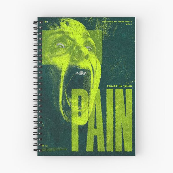 Item preview, Pain Fighting My Own Fight Dark Grunge Horror Typography Art designed and sold by JRRTs.