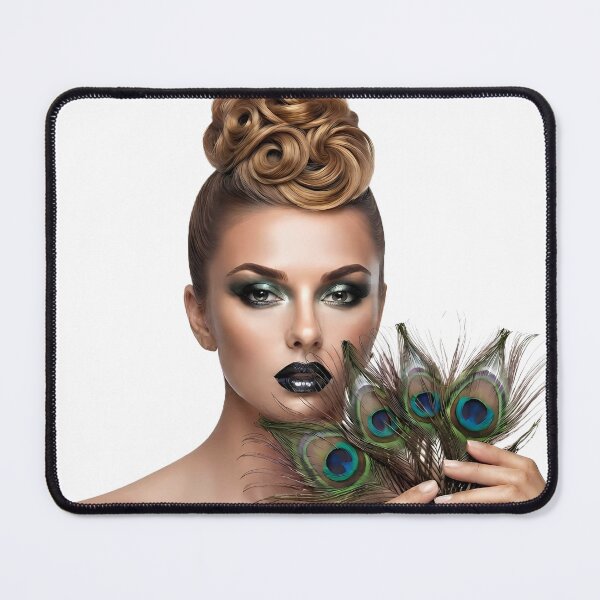 Item preview, Elegant Peacock Woman Gothic Fantasy Art Portrait designed and sold by AfresStudio.