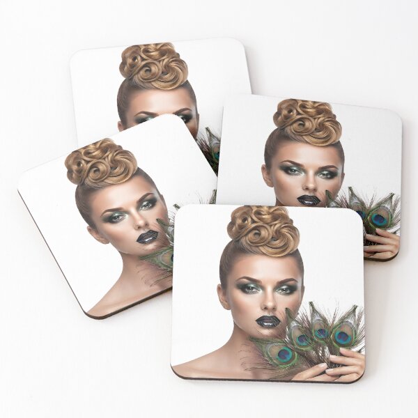Item preview, Elegant Peacock Woman Gothic Fantasy Art Portrait designed and sold by AfresStudio.