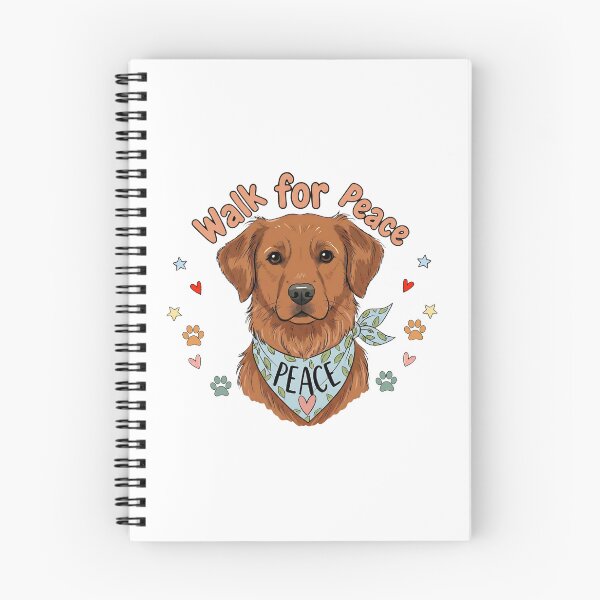 Item preview, peaceful dog walk world peace love hope quote designed and sold by ArtDesignTp.