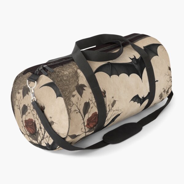 Item preview, Gothic Bats and Roses Vintage Botanical Halloween Art designed and sold by Shiwwa.