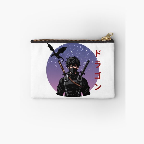 Item preview, Ninja and dragon shadow against the night sky designed and sold by DOMANGA.