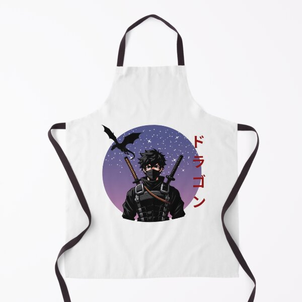 Item preview, Ninja and dragon shadow against the night sky designed and sold by DOMANGA.