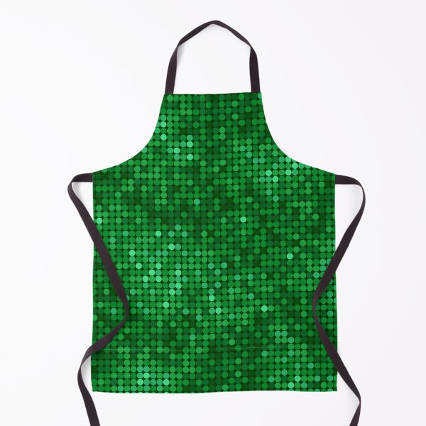 Item preview, Christmas background, Green disco ball pattern, mosaic circle tiles, glittering texture designed and sold by CHERRY--SHOP.