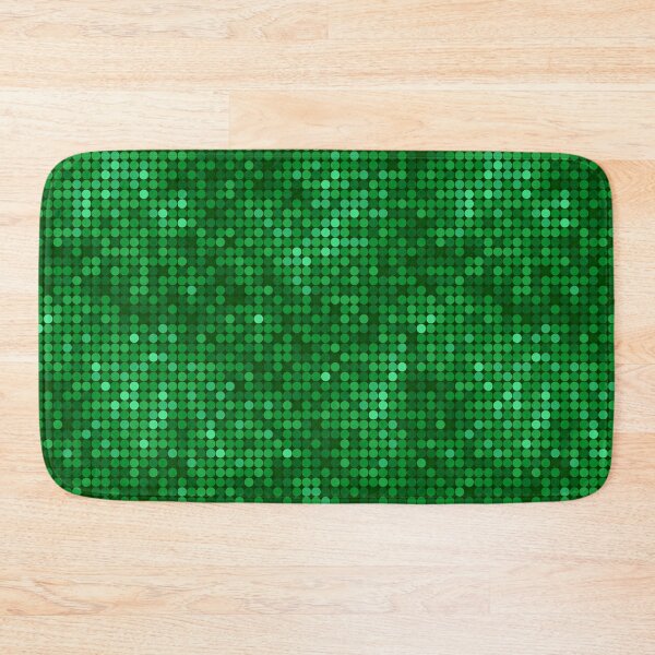 Item preview, Christmas background, Green disco ball pattern, mosaic circle tiles, glittering texture designed and sold by CHERRY--SHOP.