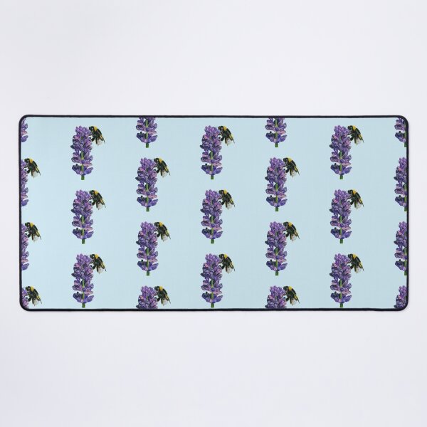Item preview, Bumblebee - Honey Bee - Bee art - Lavender - Bee decor - Bumblebee decor designed and sold by IslesArt.