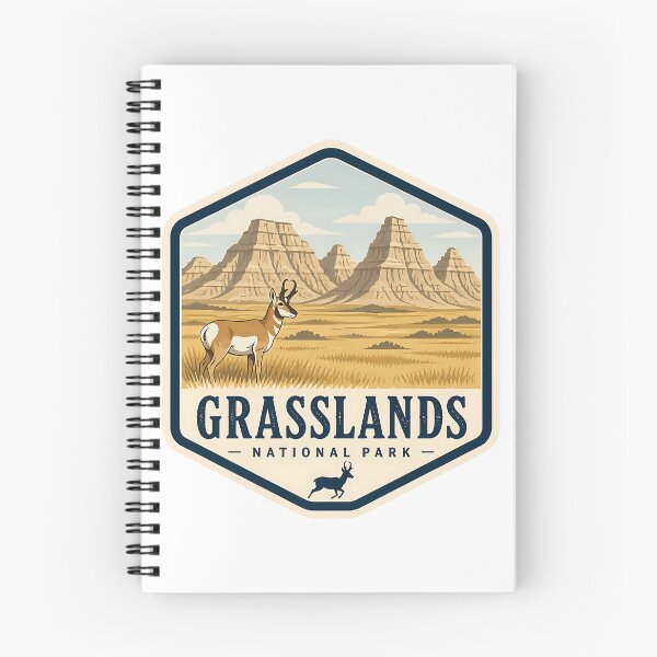 Item preview, Grasslands National Park Canada Vintage Travel designed and sold by TravelersGems.