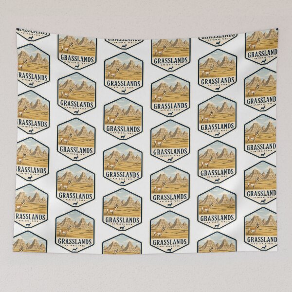 Item preview, Grasslands National Park Canada Vintage Travel designed and sold by TravelersGems.
