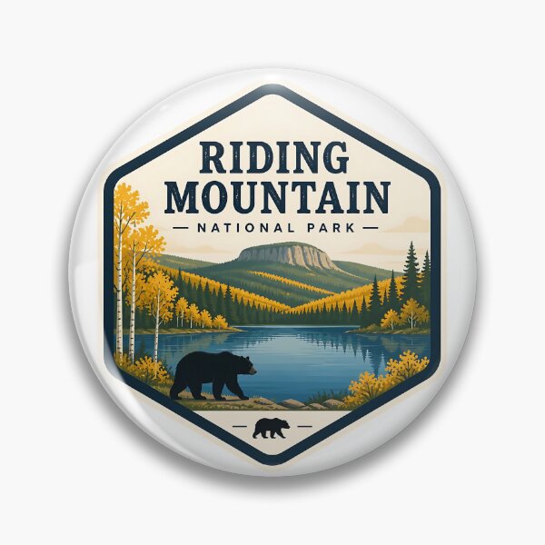 Item preview, Riding Mountain National Park Canada Vintage Travel designed and sold by TravelersGems.