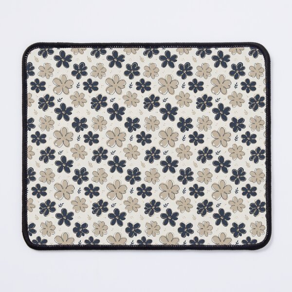 Item preview, Navy blue and warm sand Floral Pattern designed and sold by ITCHAWAWAA.