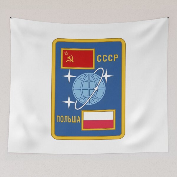 Item preview, Soviet-Polish Soyuz 30 Interkosmos Space Mission Patch designed and sold by CharlieDesings.