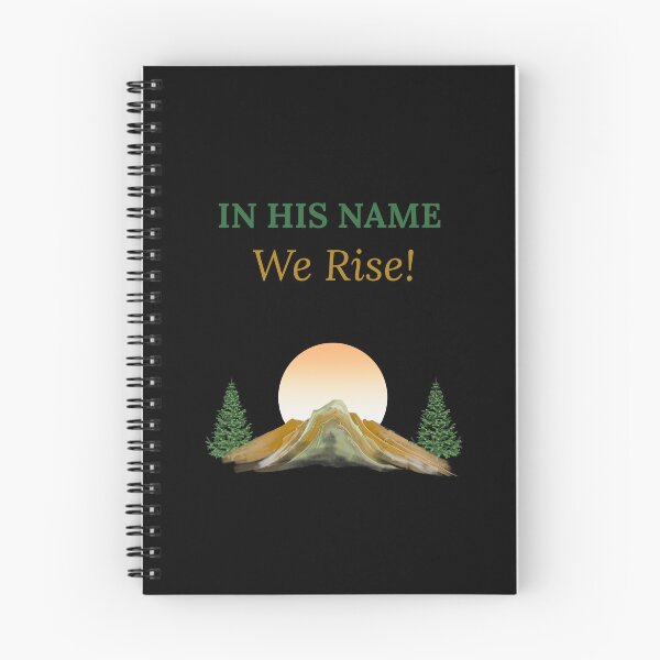 Item preview, IN HIS NAME We Rise Christian Faith Design designed and sold by QuietRootStudio.