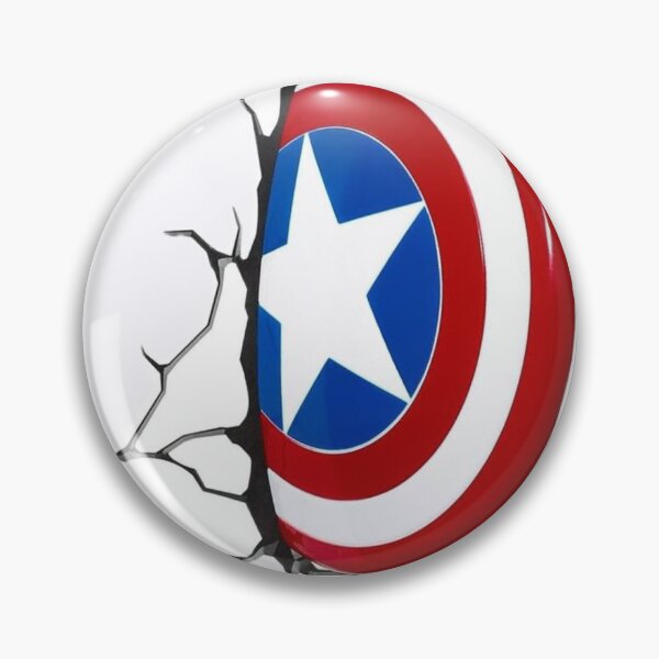 Item preview, Superhero Shield Wall Crack Graphic designed and sold by DKSH1234.