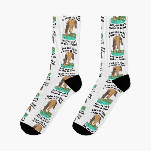 Item preview, Humorous Horse Baja Parody Design designed and sold by PixlCrypt.