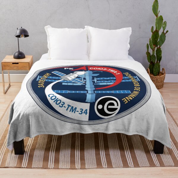 Item preview, Soyuz TMA-1 / Soyuz TM-34 Taxi Mission Space Patch designed and sold by CharlieDesings.