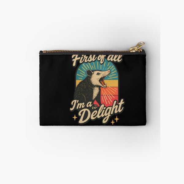 Item preview, First Of All Im A Delight Funny Screaming Possum Retro Design 139 designed and sold by haonampho.